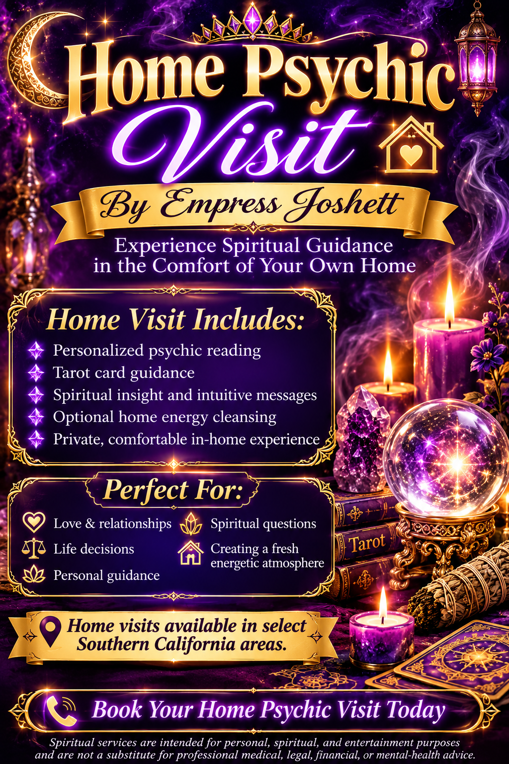 Home psychic visit